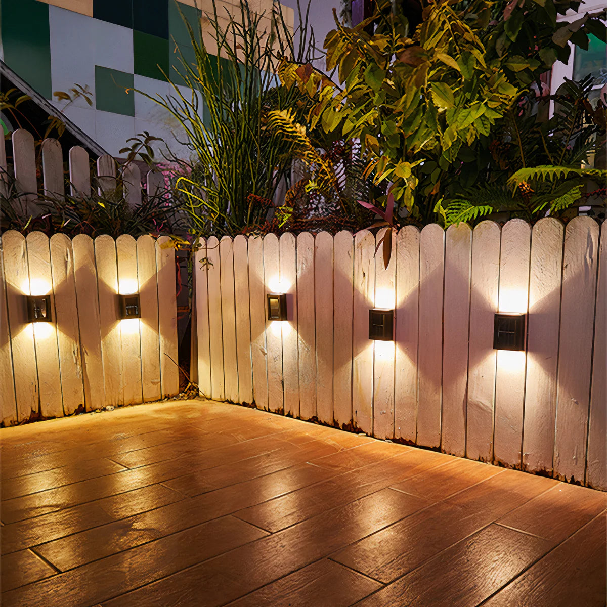 ZolarLux ®| Lámpara solar de pared LED x2 unidades