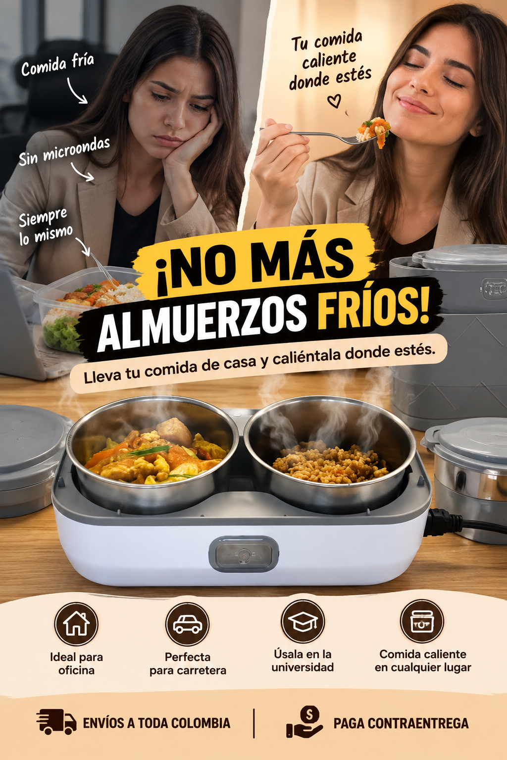 Lonchera Eléctrica Portátil ™ Premuim + Envio gratis