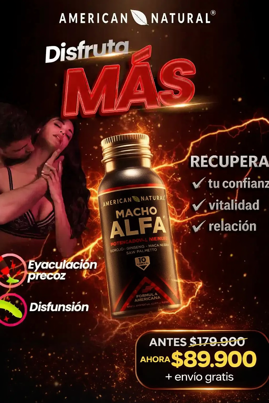 MACHO ALFA ® Potencializador #1 + Regalos - Envio Gratis
