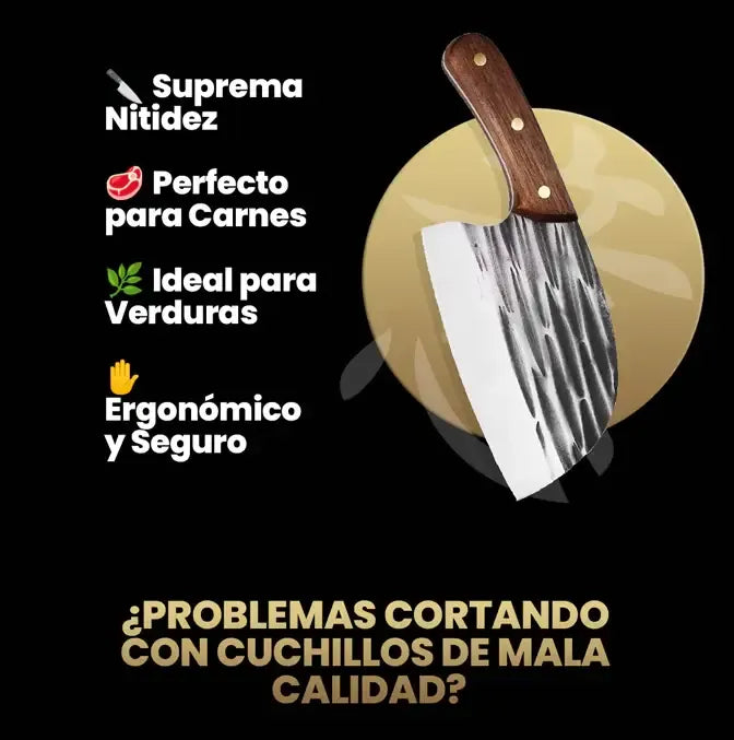 Cuchillo Profesional Japones Tazaki ® de Acero Inoxidable - El Más Filoso En Asia