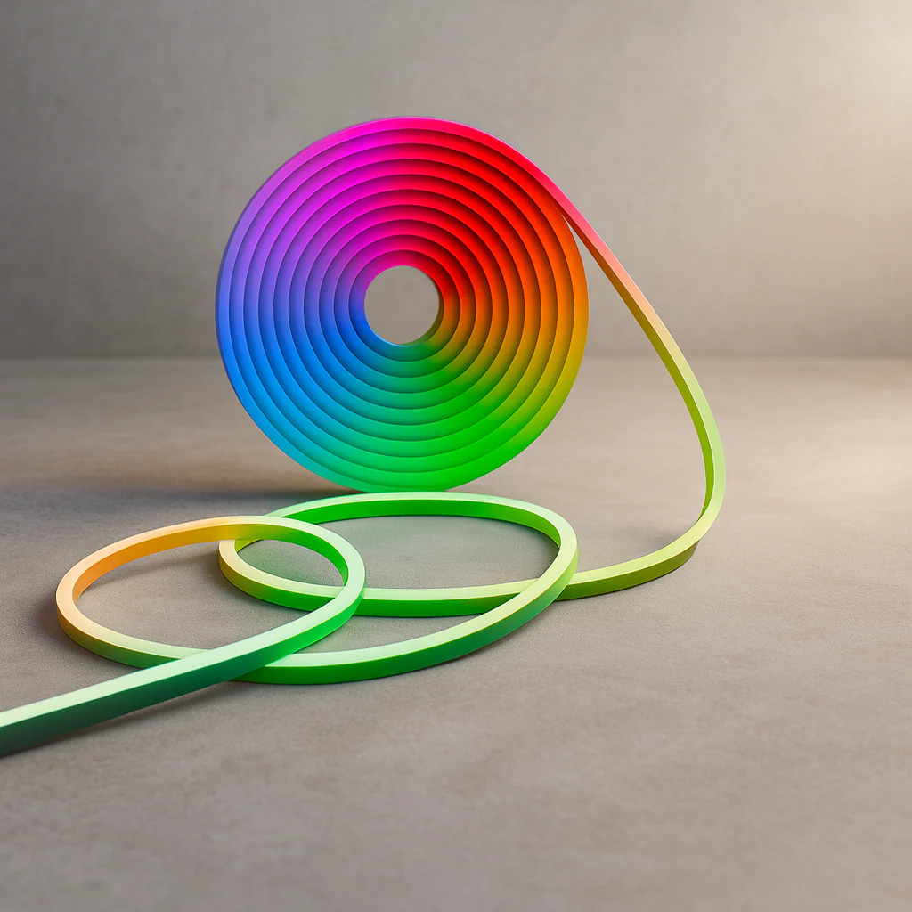 Rollo Cinta Luz Led Tipo Neon RGB Manguera Flexible con Envio Gratis