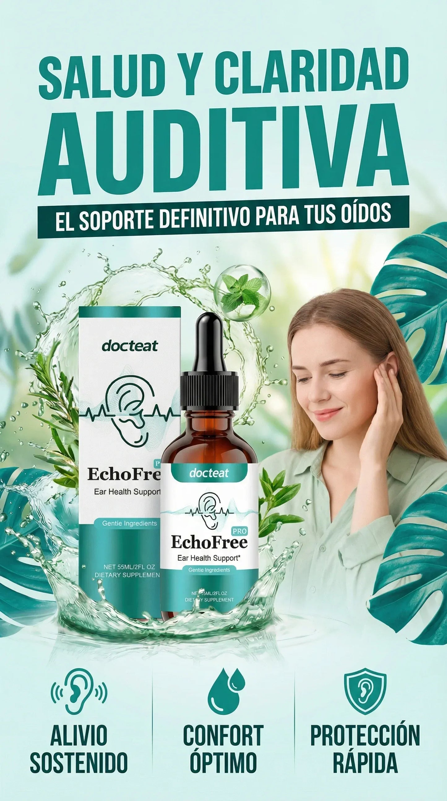 Echo free ® El soporte definitivo para tus oídos con Envió Gratis