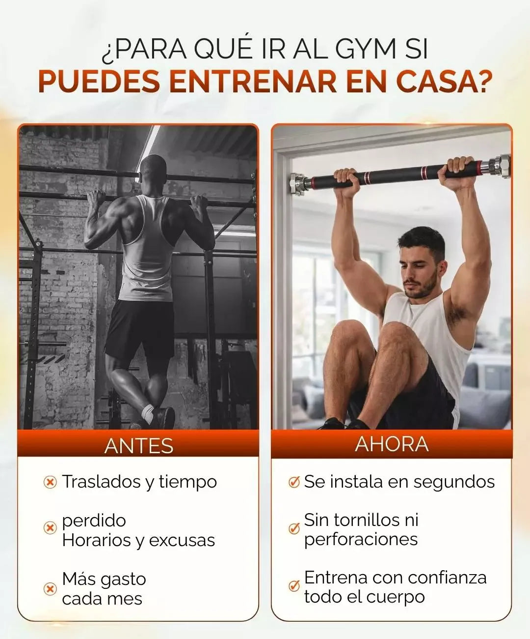 FitDoor Max™ Barra De Ejercicio Para Puerta