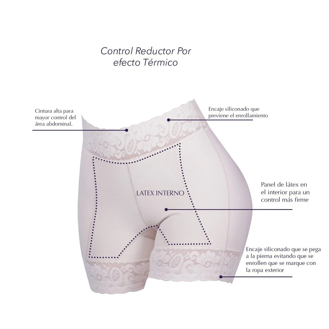 Faja Short Moldeadora Siempre Bella™ | Cintura definida y Cola levantada con Envio Gratis