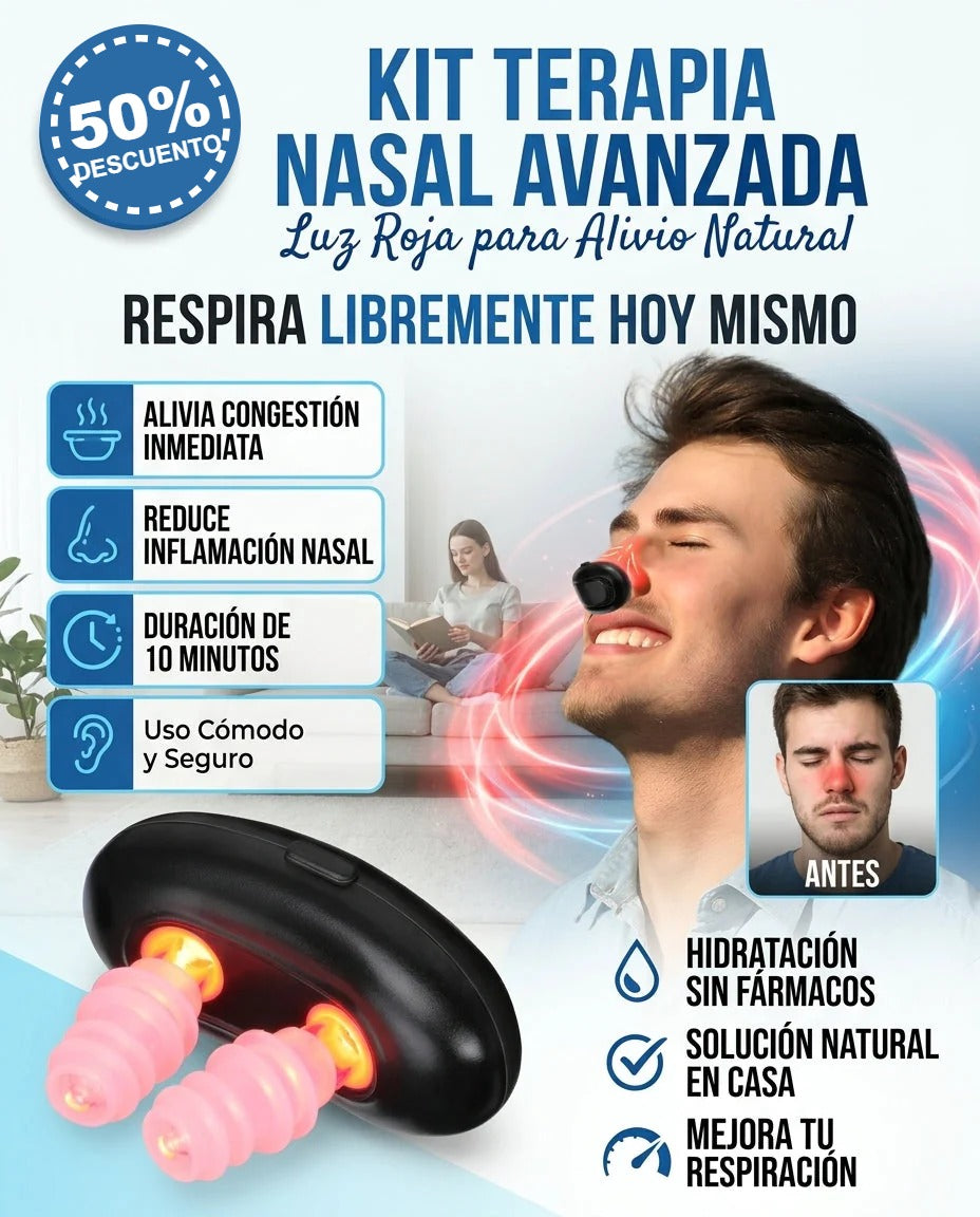 Infrarrojo para cuidado nasal - 50% descuento